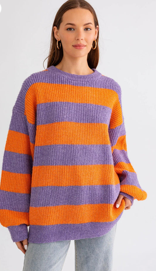 Amber Striped Sweater